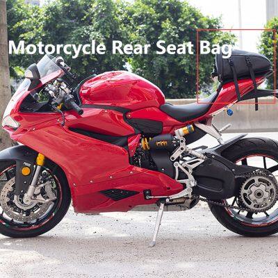 ▫❍ Motorcycle Tail Back Seat Bag Waterproof Multi-Function Motorbike Saddlebags Equipment Package Large Capacity Rider Backpack