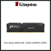 Kingston Fury Beast 8GB16GB  32GB 5200MHz DDR5 Desktop Memory RAM