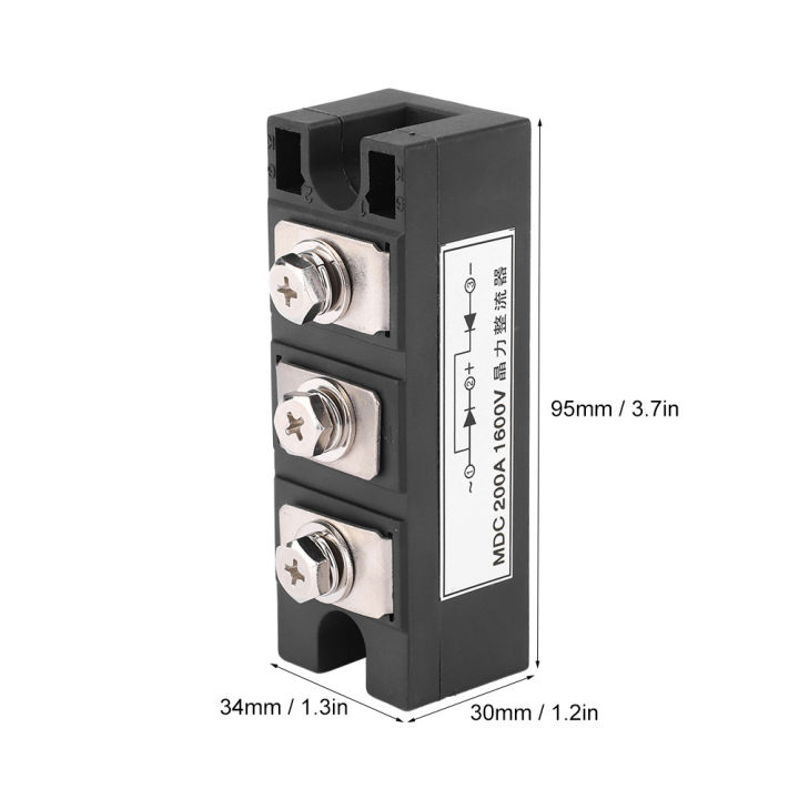 โมดูลวงจรเรียงกระแส-200a-1600v-ความน่าเชื่อถือที่ดีไดโอดบริดจ์วงจรเรียงกระแสบริดจ์วงจรเรียงกระแสสำหรับวัสดุอุตสาหกรรมสำหรับกระแสสลับเป็นกระแสตรง