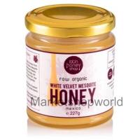 Latin Honey Shop Raw Organic White Velvet Mesquite Honey 227 G./ลาติน ฮันนี่ ช็อป Raw Organic White Velvet Mesquite Honey 227 G. พร้อมส่ง ???