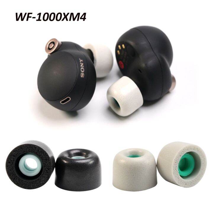 3 Pairs Memory Foam Ear Tips For Sony WF1000XM4 TWS Earbuds Noise
