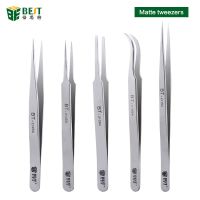 1Pcs BEST-Matt Stainless Steel Durable Eyelash Extension Volume Lash Tweezers for IPhone/Smartphone/Computer Repair Tools