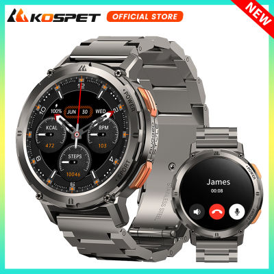 Kospet tank t2 high-end mens smartwatch 60 days ultra long battery 100 meters waterproof rugged military (answering/making calls) Fitness tracker 1.4 inches AOD, blood pressure sleep monitor
