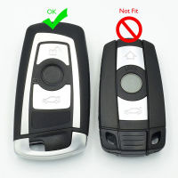 HushdgSilicone Car Key Case สำหรับ BMW 520 525 730li 740 118 320i 1 3 5 7 Series X3 X4 M3 M5พวงกุญแจรีโมทคอนล Protector Coverkouh