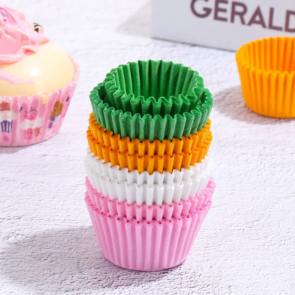 500/1000Pcs Square Cupcake Liners Baking Cups Pan Liners Paper Baking Cup  For Cupcakes Cup Liners Party Supplies