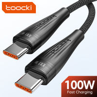 Toocki 100W USB C ถึง USB C CABLE PD Fast Charger ชาร์จประเภท C ถึงประเภท C ข้อมูลสำหรับ POCO MacBook Samsung OnePlus Xiaomi-asdewrwerds