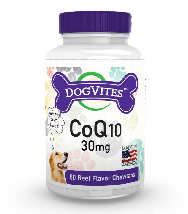 DogVites CoQ10 for Dogs 30mg Chewable (60 Beef Flavor Chewtabs) Lazada PH