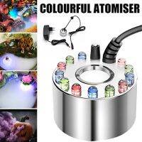 Halloween Water Fountain Pond Fog Machine Atomizer Mini LED Pumpkin Light Fogger Party Decoration For Halloween Christmas