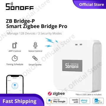 SONOFF Zigbee Bridge Pro Hub Router, ZigBee 3.0 Smart Gateway, APP Control  and Multi-Device Management, Compatible with SONOFF Zigbee Devices