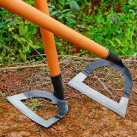 [AMO Garden Decoration]Hollow Hoe มือถือเหล็กการเกษตร Hoes Weeding Rake ปลูกผักสวนคลายดิน Weeding เครื่องมือ Drop Shipping