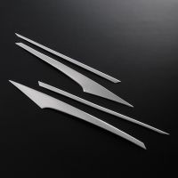 For Toyota Prius 40 Series Front Headlight Lamp Cover Garnish Strip Eyebrow Cover Trim Sticker