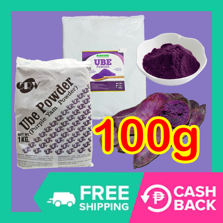 100g CRV / Achievers UBE POWDER FOR BAKING (for 1 kg flour) Ube