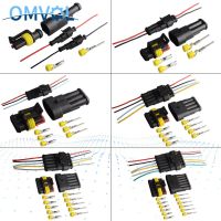 1Set 1/2/3/4/5/6 Pin Car Waterproof Electrical Connector Plug with Electrical Wire Cable Car auto truck wire harness