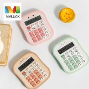 MMLUCK Stationery Mini Portable Digit Calculator Bread Shape Evaluator
