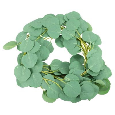 2M Artificial Eucalyptus Leaves Vine Fake Greenery Garland Wedding Party Decoration Home Table Decor