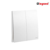 Legrand สวิตช์ทางเดียว 2 ช่อง สีขาว 2G 1Way Switch 16AX รุ่นมาเรียเซนต์ | Mallia Senses |Matt White | 281002MW  | บิทิสมาร์ท | BTiSmart