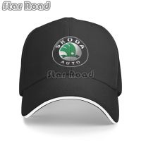 1A13 Custom Adjustable Skoda Auto Car Logo Baseball Cap Peaked Capt Sport Unisex Outdoor Custom Sasquatch Hats for Unisex