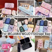 【Discount】 For MOJAWA MOJO1 Bone Conduction Headphones Case Cartoon Cute for MOJAWA MOJO1 Portable Storage Bag Carry Box Pouch