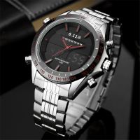 [COD] 6.11watch source silicone with multi-function display outdoor mens watch electronic sports waterproof luminous