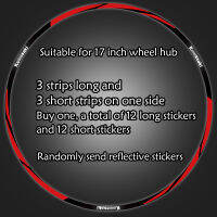 Reflective Motorcycle Accessories Wheel Sticker 17 Hub Decals Rim Stripe Tape For Kawasaki Ninja 250 400 650 Z 600 800 900 1000