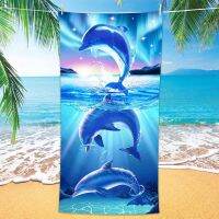 【CW】 Dolphins Themed Microfiber Gifts for Kids Dry Boys Pool