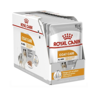 อาหารเปียก สำหรับสุนัขที่มีปัญหาทางเดินปัสสาวะ Royal Canin "Coat care" All Sizes 12ซองx85g.