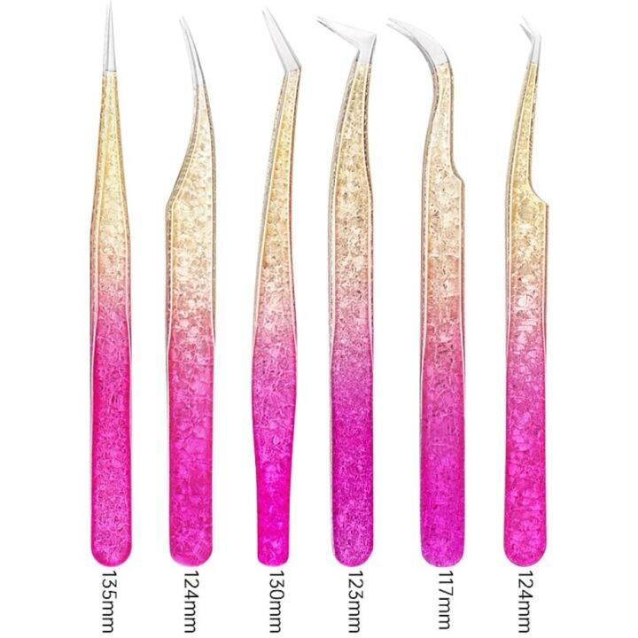 cw-gradient-makeup-tweezer-grafting-lashes-forceps-extension-false-eyelashes