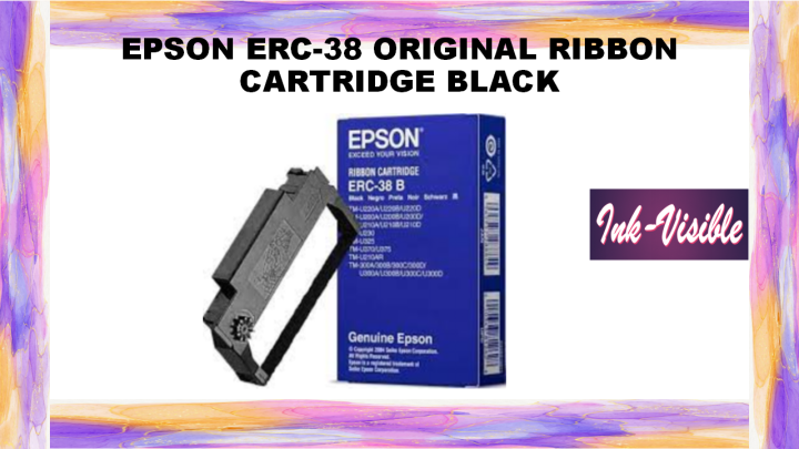 EPSON ERC-38 BLACK ORIGINAL RIBBON CARTRIDGE | Lazada PH