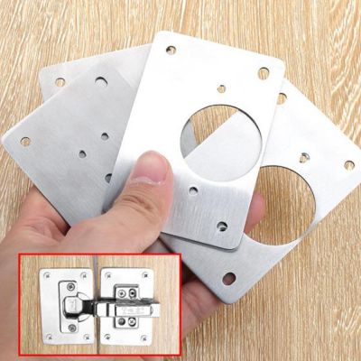 【LZ】owudwne 1Pcs Hinge Repair Plate Fixing Plate For Cabinet Door Hinge Repair Plate Installer Home Cabinet Side Panel Damage Repair