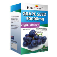 (แท้/Exp.2023) Healthway Grape Seed 50000mg 100 Capsules