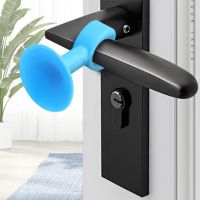 【LZ】❂◇  5PCS Hole Silicone Door Handle Anti-collision  Wall Protector Door Crash Pad Bumper Mute Silencer Guard Rubber Stopper Wall