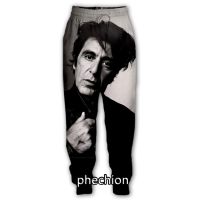 Phechion New Mens/Womens Al Pacino 3D Printed Casual Pants Fashion Street Wear Mens Sports Pants F200