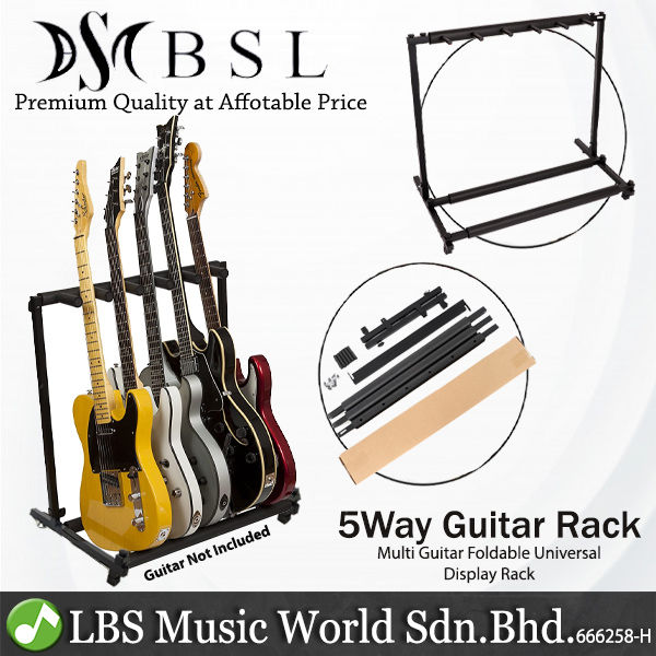 For　Way)　Universal　Multi　(5　Rack　Guitar　All　Foldable　Stand　Suitable　and　Display　Guitar　BSL　Lazada