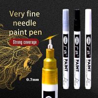 【CW】Permanent Paint Pens set for Rock Painting  Stone  Ceramic  Glass  Wood  Canvas 0.7mm 2.8mm Acrylic Paint Markers Extra-fine Tip