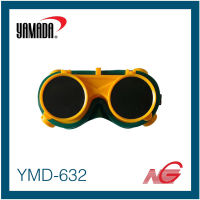 YAMADA ยามาดะ แว่นตาเชื่อม แว่นตากันแสงเชื่อม 2 ชั้น รุ่น YMD-632 WELDING GOGGLE แบบกลม