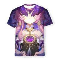 Epic Ever Style Polyester TShirt Honkai Star Rail เกมสวมบทบาทคุณภาพสูงการออกแบบใหม่เสื้อยืดบาง Stuff