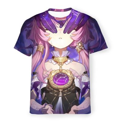 Epic Ever Style Polyester TShirt Honkai Star Rail เกมสวมบทบาทคุณภาพสูงการออกแบบใหม่เสื้อยืดบาง Stuff