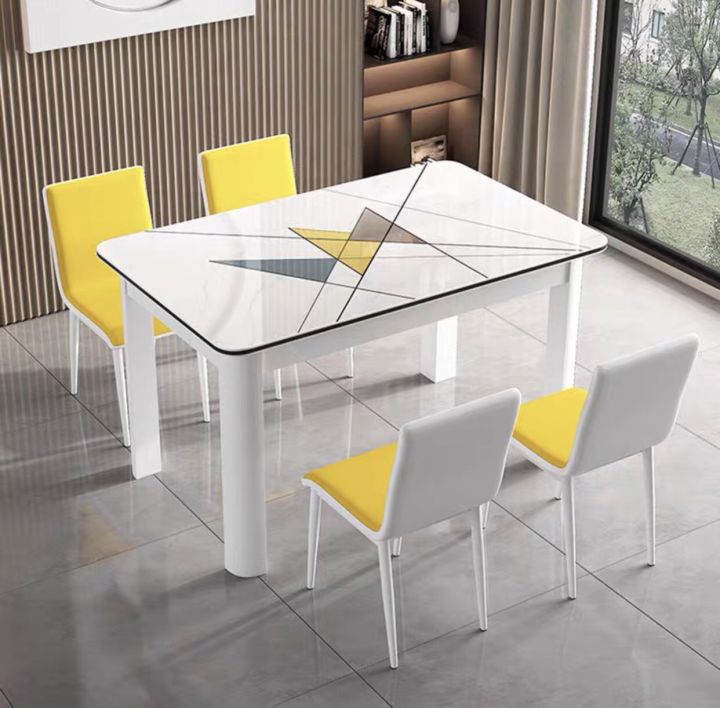 ชุดโต๊ะอาหารพร้อมเก้าอี้-4-ที่นั่ง-โต๊ะกินข้าว-โต๊ะอาหาร-ชุดโต๊ะไม้พร้อมเก้าอี้-โต๊ะ-โต๊ะกินข้าว-โต๊ะกลาง-ชุดโต๊ะกินข้าว