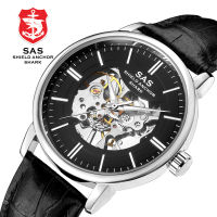 New Punk Luxury Business Mechanical Watch Mens Fashion Skeleton Watch Leather hombre Watches Luminous Masculino Relogio