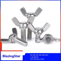 ☃ M3 M4 M5 M6 M8 M10 304 Stainless Steel Fender Bolt Butterfly Bolt Wing Bolt Claw Bolt Manual Adjusting Screw L 6-60mm