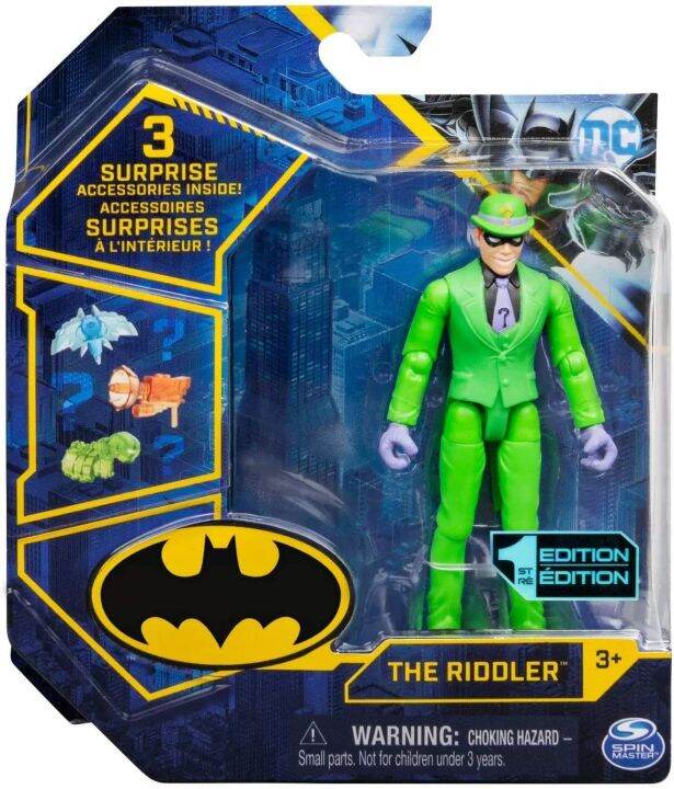 2021-dc-female-batman-riddler-nightwing-clown-4-inch-hand-held-model-toy-genuine-spot