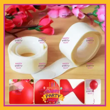 100pcs/roll Double-sided Adhesive Dots Transparent Removable Balloon  Adhesive Tape Glue for DIY Craft Wedding Birthday Party - AliExpress