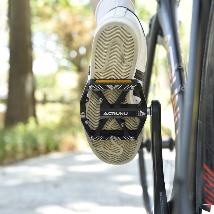 อุปกรณ์เสริมแป้นจักรยานรองเท้าเดินเขาน้ำหนักเบาป้องกันการลื่นไถลแป้นถีบจักรยานอัลตร้าไลเกอร์-mtb