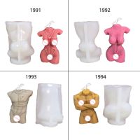 Abstract Human Body Female Men Silicone Mold Resin Epoxy Craft Polymer Clay DIY Ornament Jewelry Candles Making Tool