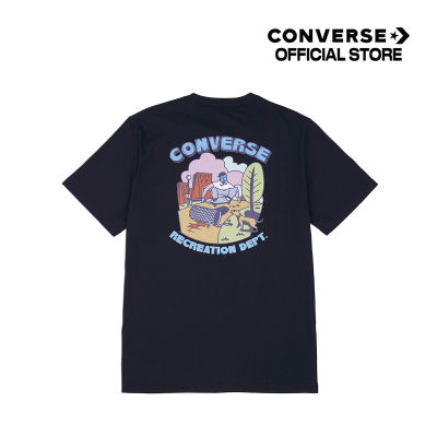 Converse เสื้อยืด TEE คอนเวิร์ส RECREATIONAL SKATER GRAPHIC TEE BLACK MEN (10025235-A01) 1325235AF3BKXX