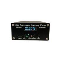 CGJ-100 1.8-30MHz Mini Automatic Antenna Tuner with 0.91inch OLED Display for 5-100W Shortwave Radio Stations