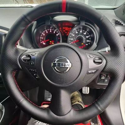 【YF】 Anti-Slip Leather Braid Car Steering Wheel Cover For Infiniti FX FX35 FX37 FX50 QX70 Nissan Juke 370Z Note (UK) Accessories