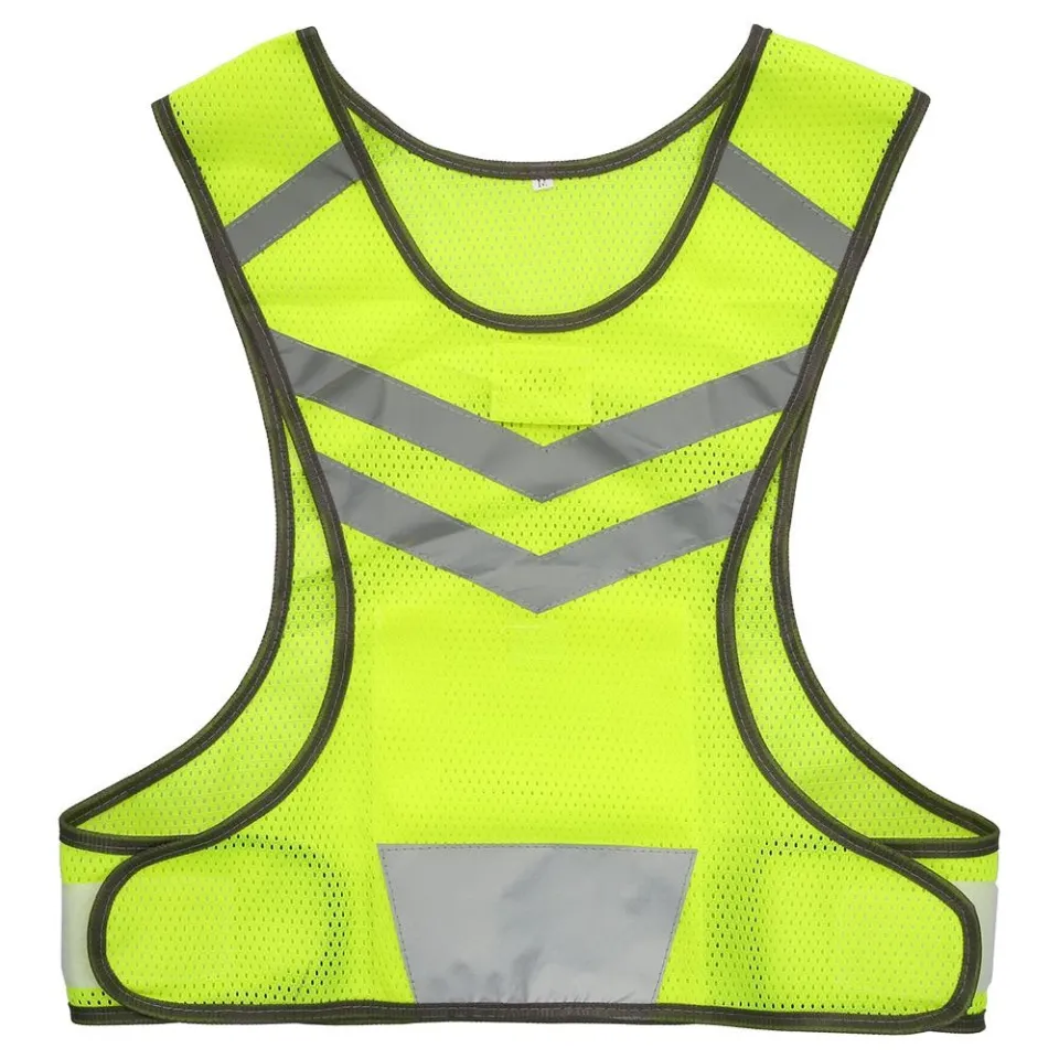 Outdoor Sports Running Reflective Vest Adjustable Lightweight Mesh