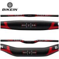 Bikein 3K มือจับคาร์บอนไฟเบอร์ T700 Mtb เบาพิเศษ31.8Mm จักรยานเสือภูเขาแบน/ขึ้นไฟอัลตร้าจักรยานแข่งรถตรง130G