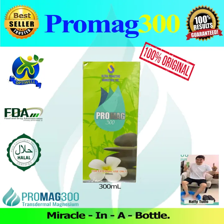 Promag 300 Magnesium 300ml Fda approved Halal Certified Best Seller for Men and Women Lazada PH